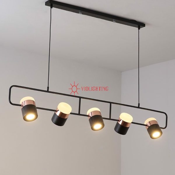 Đèn thả decor - thiết kế ngang 5 bóng, led 3 chế độ hiện đại TDC-108/5