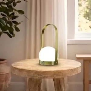 Đèn bàn thiết kế mặt trăng nghệ thuật, Pin sạc tích điện DB-344
