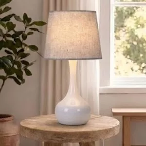 Đèn bàn hiện đại, chụp vải giá rẻ DB-363