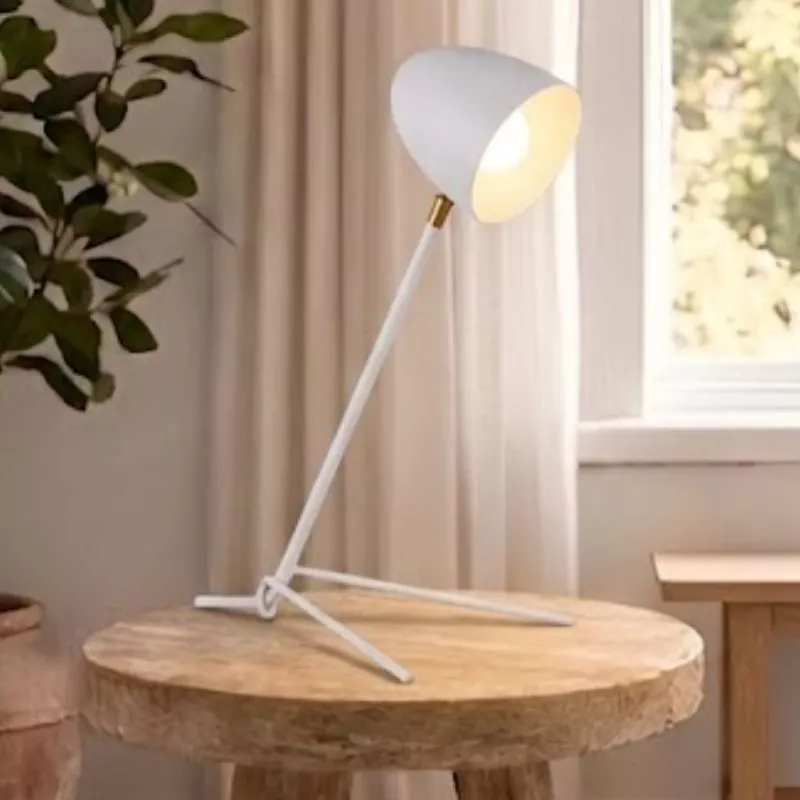 Đèn bàn hiện đại, thân kim loại thiết kế sáng tạo DB-396