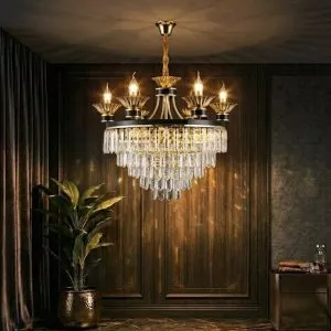 Đèn chùm phale, tay nến, thẻ phale K9 cao cấp DC-102