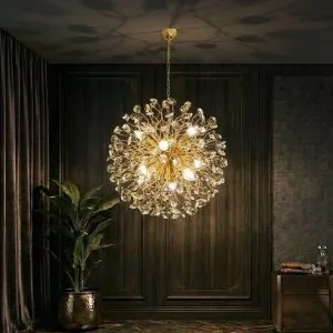 Đèn thả phòng khách-bàn ăn, quả cầu Phale trắng cao cấp DC-1037