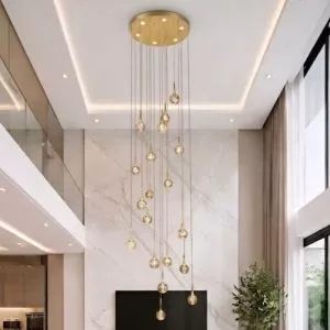 Đèn trang trí thông tầng-sảnh, quả cầu phale nghệ thuật DC-106