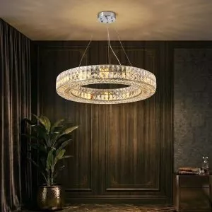 Đèn chùm phòng khách-bàn ăn,Vòng phale cao cấp DC-1063