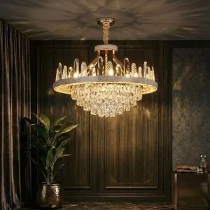 Đèn chùm phale, thiết kế kiểu tròn, đá phale K9 cao cấp DC-1067