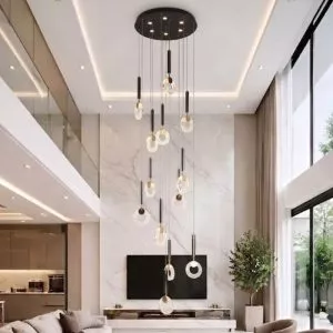 Đèn thả thông tầng-sảnh Led hiện đại DC-114