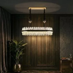 Đèn gắn trần phòng khách-thông tầng, phale kiểu ngang DC-1190