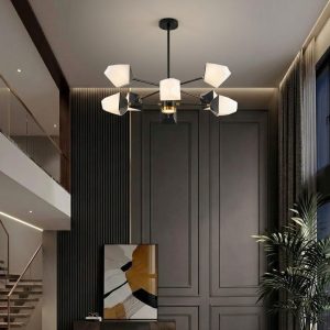 Đèn gắn trần phòng khách-bàn ăn,8 bóng LED hiện đại giá rẻ DC-141