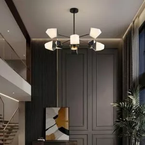 Đèn gắn trần phòng khách-bàn ăn,8 bóng LED hiện đại giá rẻ DC-141