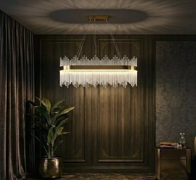 Đèn chùm phale, thiết kế thả ngang DC-202