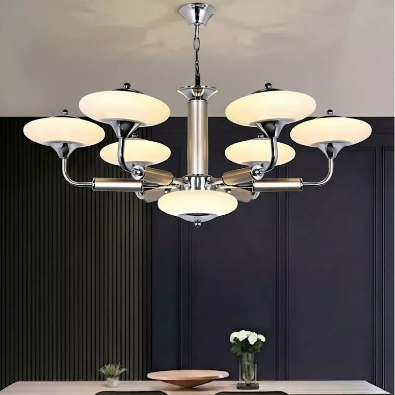 Đèn gắn trần phòng khách-bàn ăn, kiểu Bắc Âu, Led hiện đại DC-2034