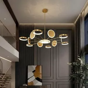 Đèn gắn trần LED hiện đại, 12 bóng 3 DC-301/12