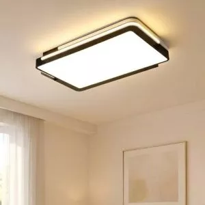 Đèn ốp trần hình chữ nhật mika hiện đại OT-012