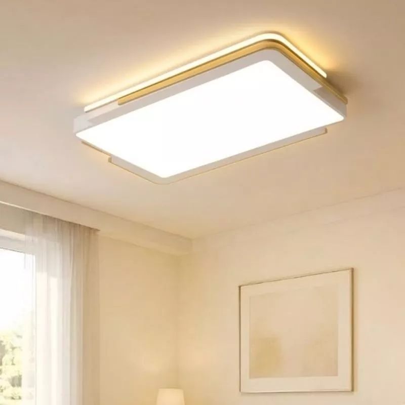 Đèn ốp trần hình chữ nhật mika hiện đại OT-012 - Hình ảnh 2