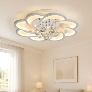 Đèn ốp trần hiện đại, thiết kế bông hoa nghệ thuật OT-016