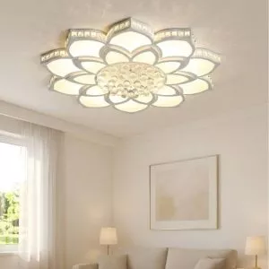 Đèn ốp trần hiện đại, thiết kế bông hoa nghệ thuật OT-020
