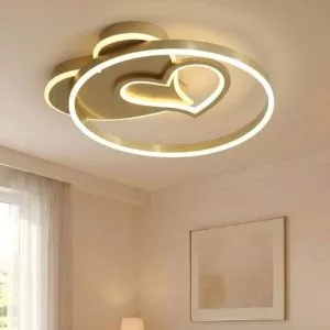 Đèn ốp trần hiện đại, thiết kế hình trái tim OT-030