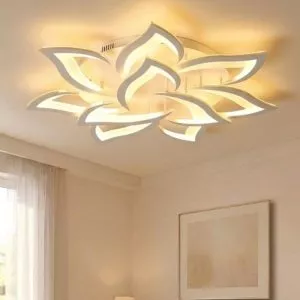 Đèn ốp trần hiện đại, thiết kế hình bông hoa OT-035