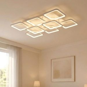 Đèn ốp trần hiện đại, thiết kế ô vuông nghệ thuật OT-049