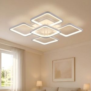 Đèn ốp trần hiện đại, thiết kế ô vuông nghệ thuật OT-050