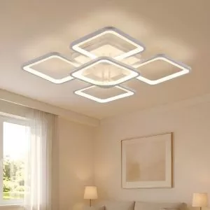 Đèn ốp trần hiện đại, thiết kế ô vuông nghệ thuật OT-050