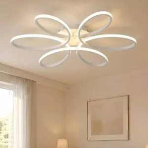 Đèn ốp trần hiện đại, thiết kế hình bông hoa OT-058