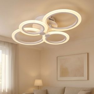 Đèn ốp trần hiện đại, thiết kế vòng tròn thiết kế OT-061