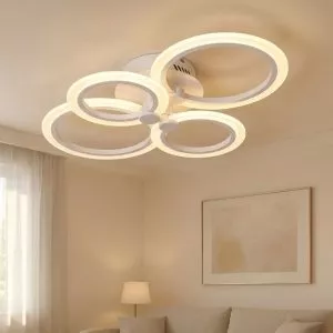 Đèn ốp trần hiện đại, thiết kế vòng tròn thiết kế OT-061