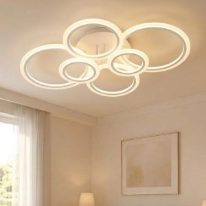 Đèn ốp trần hiện đại, thiết kế vòng tròn thiết kế OT-061