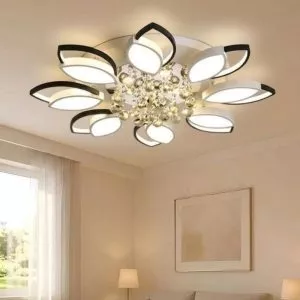 Đèn ốp trần hiện đại, thiết kế bông hoa, phối phale nghệ thuật OT-068