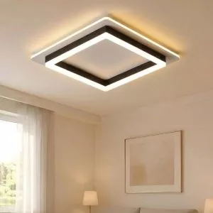 Đèn ốp trần hiện đại, thiết kế ô vuông đơn giản OT-081