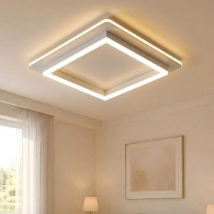 Đèn ốp trần hiện đại, thiết kế  ô vuông đơn giản OT-081