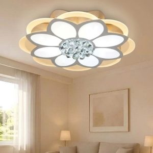 Đèn ốp trần hiện đại, thiết kế bông hoa, phối phale nghệ thuật OT-090
