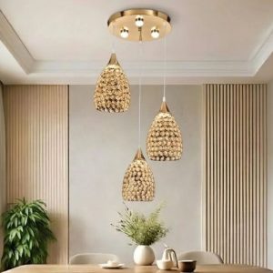 Đèn thả nhà bếp-bàn ăn,mâm tròn, phale nghệ thuật SBA-34
