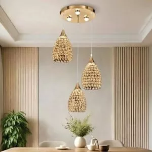 Đèn thả nhà bếp-bàn ăn,mâm tròn, phale nghệ thuật SBA-34