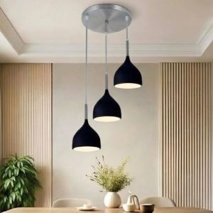Đèn thả nhà bếp-bàn ăn giá rẻ,mâm tròn, thả chụp sắt SBA-39