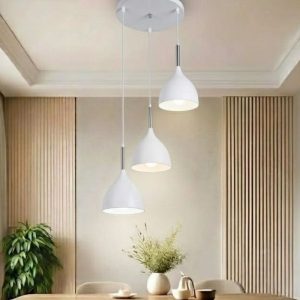 Đèn thả nhà bếp-bàn ăn giá rẻ,mâm tròn, thả chụp sắt SBA-39