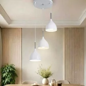 Đèn thả nhà bếp-bàn ăn giá rẻ,mâm tròn, thả chụp sắt SBA-39