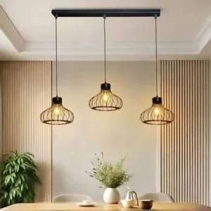 Đèn thả nhà bếp-bàn ăn giá rẻ,mâm ngang, thả chụp sắt SBA-41