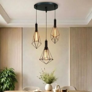 Đèn thả nhà bếp-bàn ăn giá rẻ, thả chụp sắt SBA-46