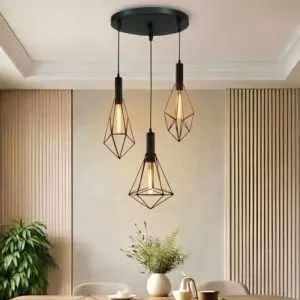Đèn thả nhà bếp-bàn ăn giá rẻ, thả chụp sắt SBA-46