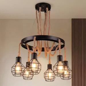 Đèn thả sắt phong cách cơ khí TDC-1031