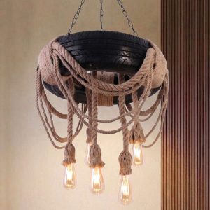 Đèn thả cơ khí kiểu bánh xe TDC-1033