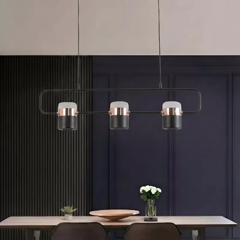 Đèn thả decor - thiết kế kiểu ngang, led 3 bóng hiện đại TDC-108/3