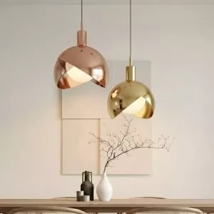 Đèn thả decor – thiết kế kim loại phối thủy tinh hiện đại TDC-1189