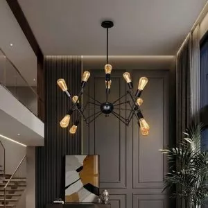 Đèn Thả Nhện 12 Tay Đứng TDC-119