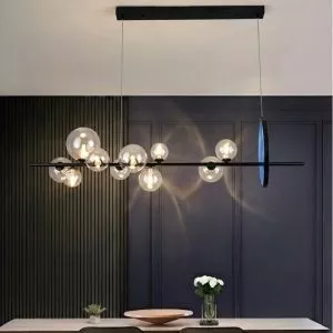 Đèn thả thủy tinh ngang hiện đại – phong cách Bắc Âu TDC-159
