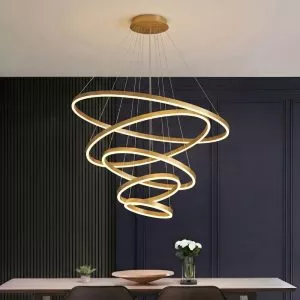 Đèn Thả Decor LED Hiện Đại 5 Vòng TDC-205