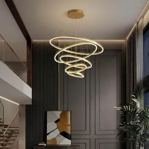 Đèn Thả Decor LED Hiện Đại 5 Vòng TDC-205
