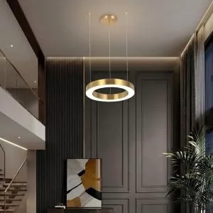 Đèn Thả Oring Xi Vàng Hiện Đại TDC-206